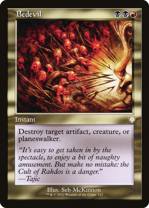 Bedevil (Retro Frame) (BRC-121) - The Brothers' War Commander