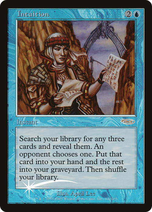 Intuition (JDG-001) - Judge Gift Cards 2003 Foil