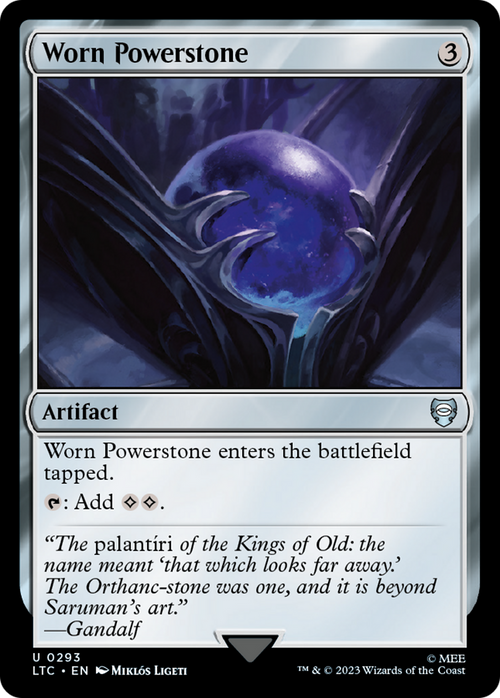 Worn Powerstone (LTC-293) - Tales of Middle-earth Commander
