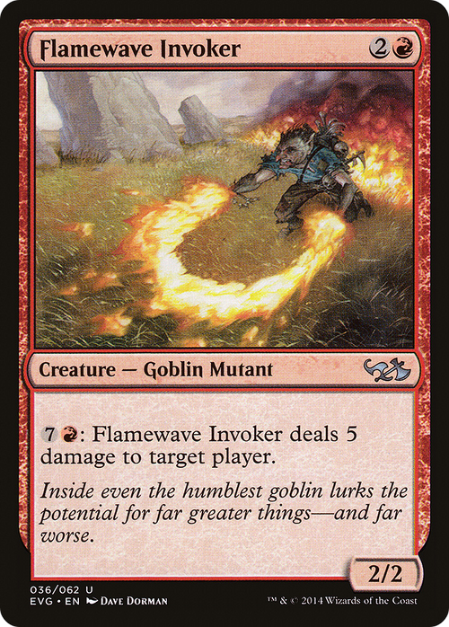 Flamewave Invoker (Elves vs. Goblins) (DD3-036) - Duel Decks Anthology: Elves vs. Goblins