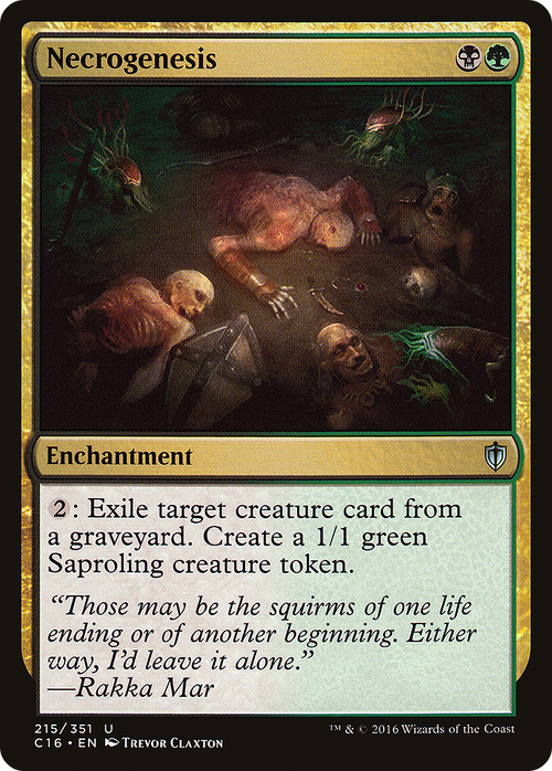 Necrogenesis (C16-215) - Commander 2016