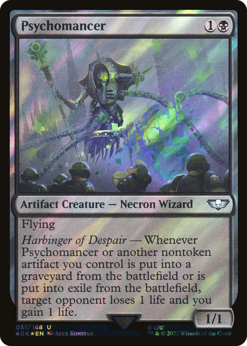 Psychomancer (Surge Foil) (40K-051) - Warhammer 40,000 Commander Foil
