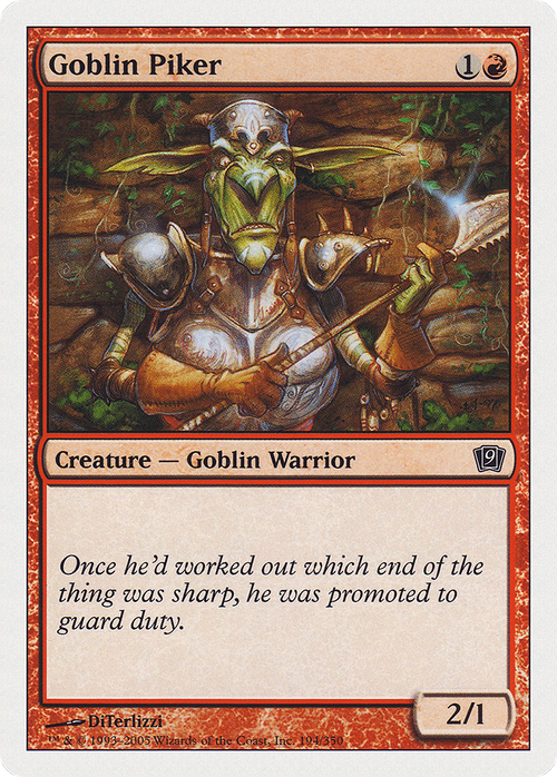 Goblin Piker (9ED-194) - 9th Edition