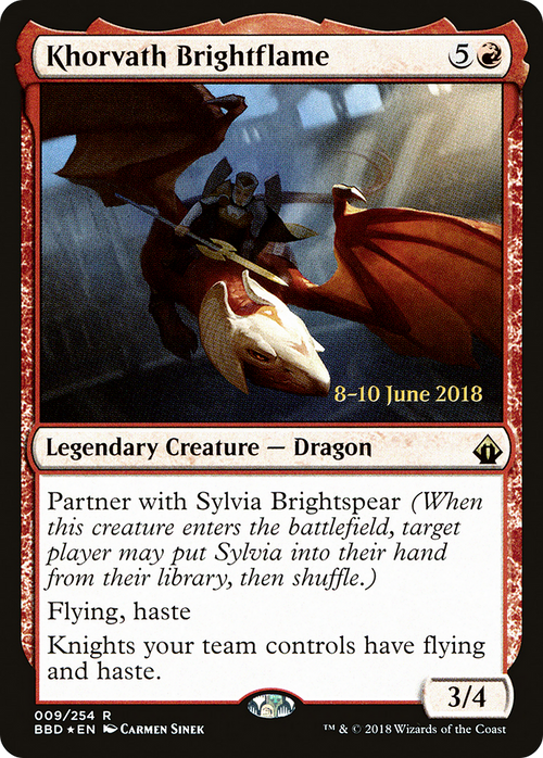 Khorvath Brightflame (LARP-09S) - Battlebond Promos Foil