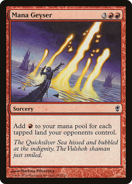 Mana Geyser (CNS-147) - Conspiracy Foil