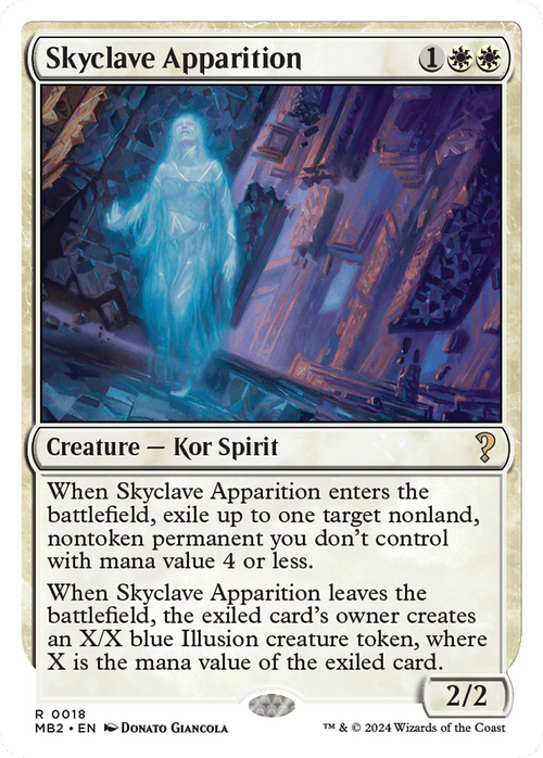 Skyclave Apparition (White Border) (MB2-018) - Mystery Booster 2