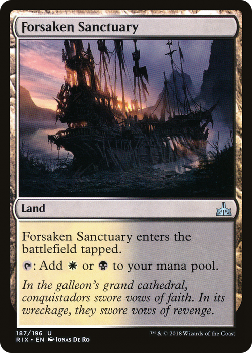 Forsaken Sanctuary (RIX-187) - Rivals of Ixalan