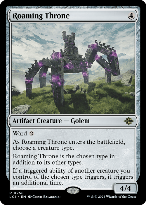 Roaming Throne (LCI-258) - The Lost Caverns of Ixalan Foil