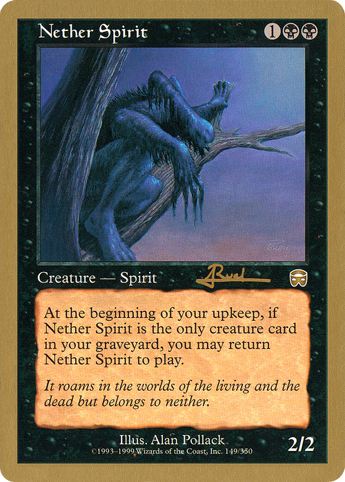 Nether Spirit - 2001 Antoine Ruel (MMQ) (WCD-) - World Championship Decks 2001