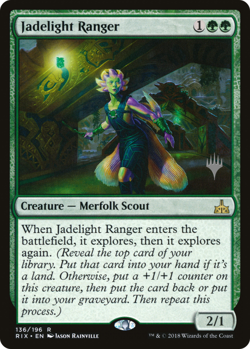 Jadelight Ranger (PPM20-136P) - Rivals of Ixalan Promos