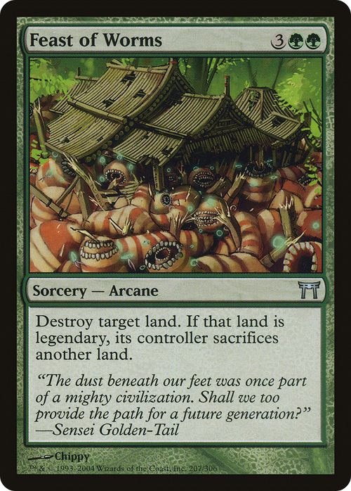 Feast of Worms (CHK-207) - Champions of Kamigawa
