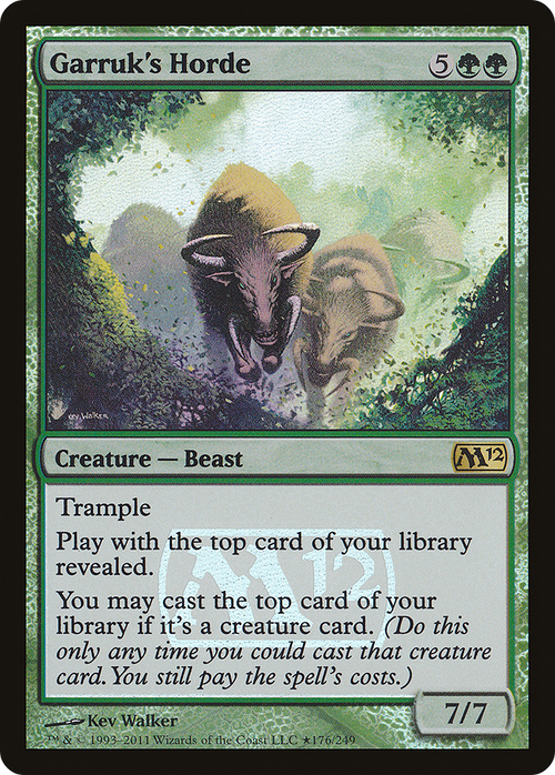 Garruk's Horde (LARP-176★) - Magic 2012 Promos Foil
