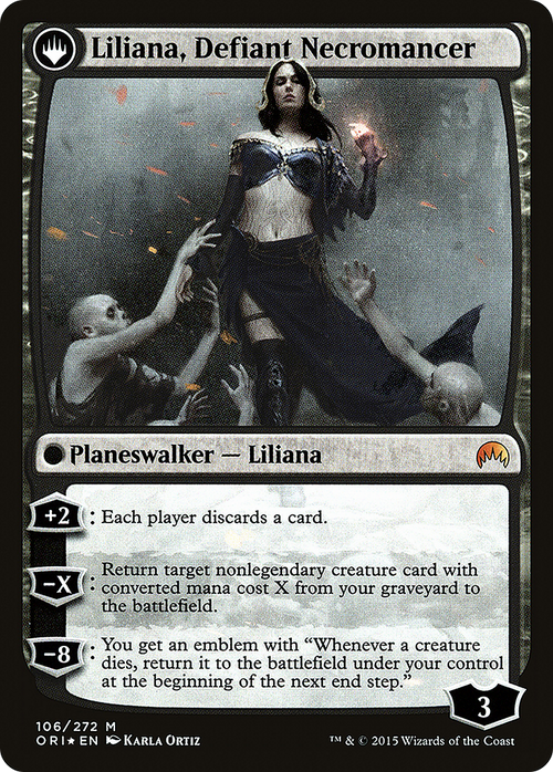 Liliana, Heretical Healer (PRE-106S) - Magic Origins Promos: (originpwdfc) Foil