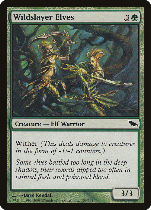 Wildslayer Elves (SHM-133) - Shadowmoor Foil