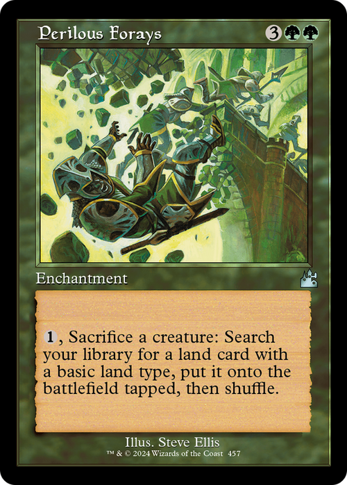 Perilous Forays (Retro Frame) (RVR-457) - Ravnica Remastered Foil