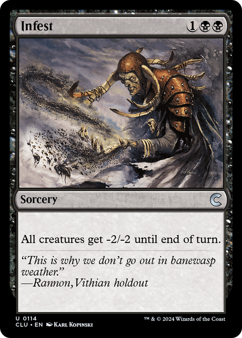Infest (CLU-114) - Ravnica: Clue Edition