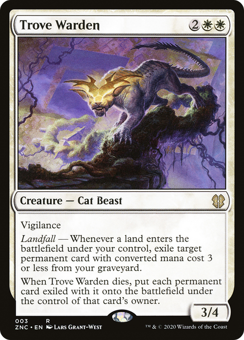 Trove Warden (ZNC-003) - Zendikar Rising Commander