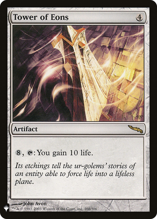 Tower of Eons (LIST-MRD-266) - The List