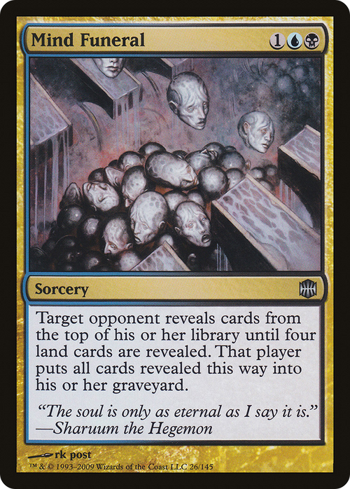 Mind Funeral (ARB-026) - Alara Reborn