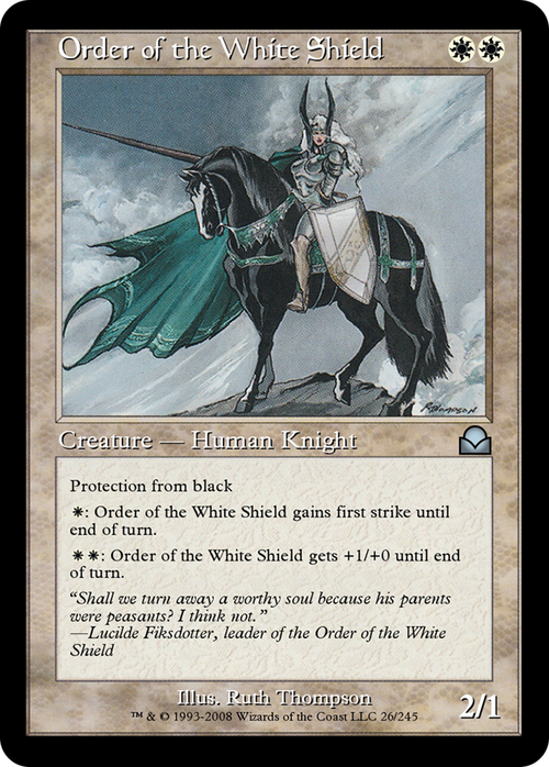 Order of the White Shield (ME2-026) - Masters Edition II