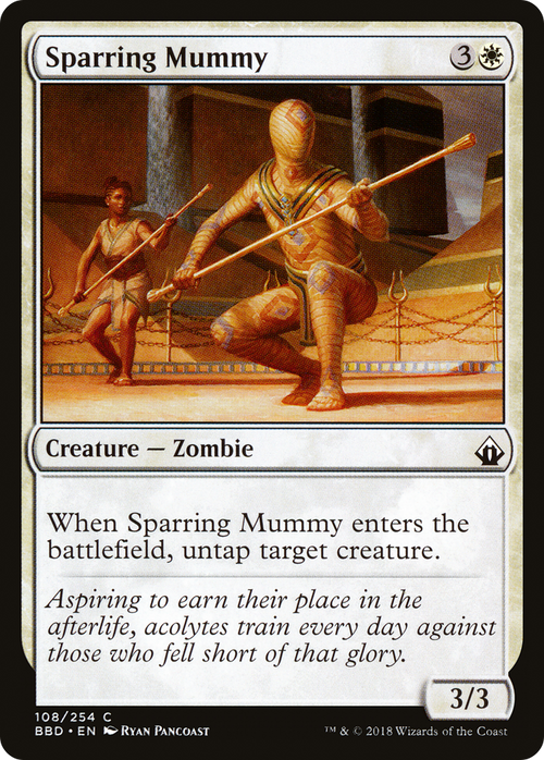 Sparring Mummy (BBD-108) - Battlebond Foil