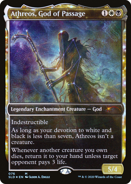Athreos, God of Passage (SLD-076) - Secret Lair Drop: (enchantment, Showcase) Foil