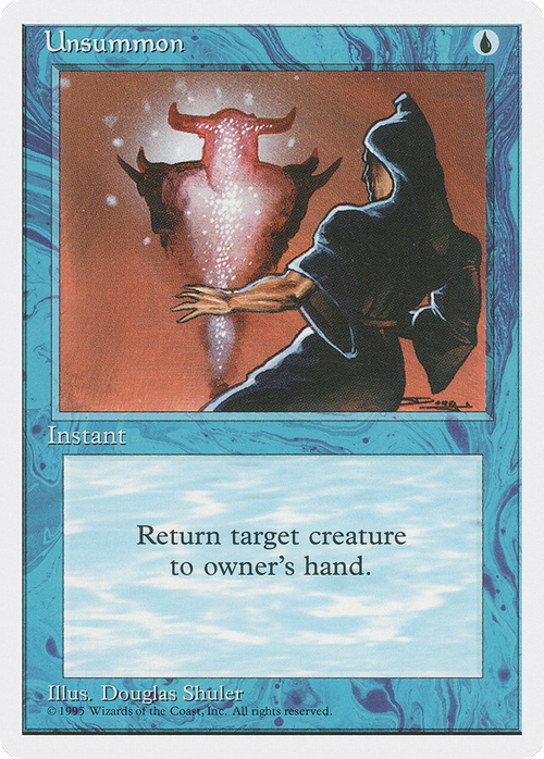 Unsummon (4ED-) - Fourth Edition