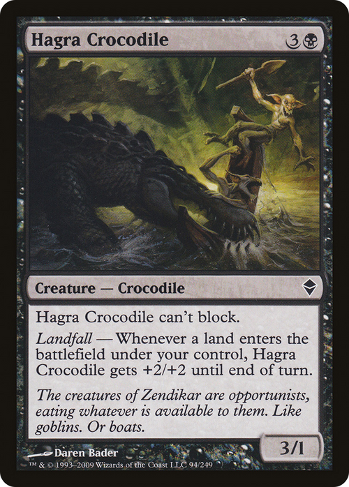 Hagra Crocodile (ZEN-094) - Zendikar