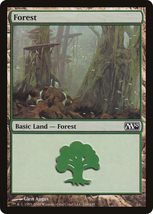 Forest (246) (M10-246) - Magic 2010 Foil