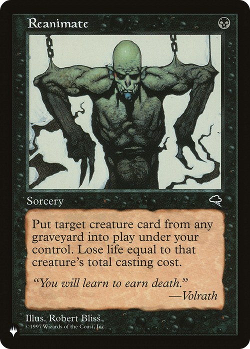 Reanimate (LIST-) - The List