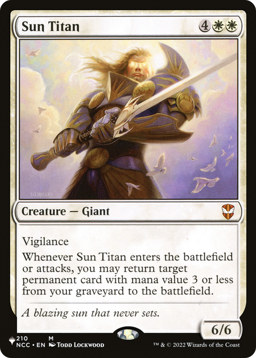 Sun Titan (LIST-NCC-210) - The List