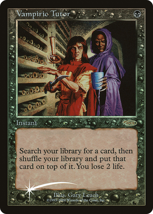 Vampiric Tutor (JDG-002) - Judge Gift Cards 2000 Foil