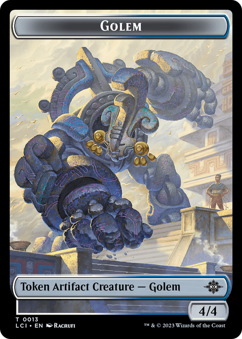Golem (TLCI-013) - The Lost Caverns of Ixalan Tokens Foil