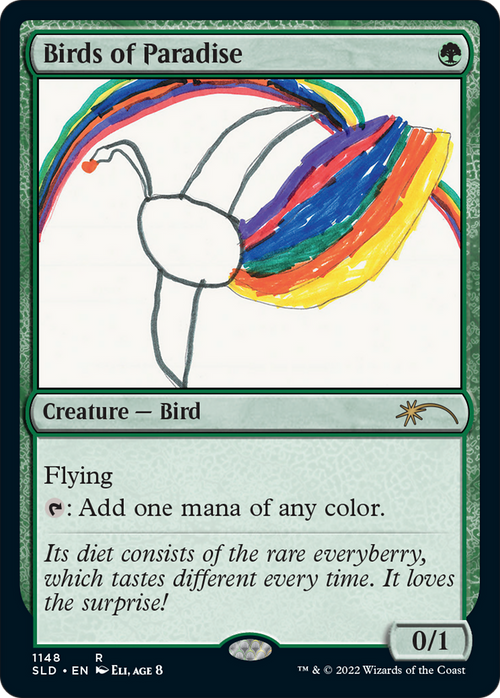 Birds of Paradise (1148) (SLD-1148) - Secret Lair Drop