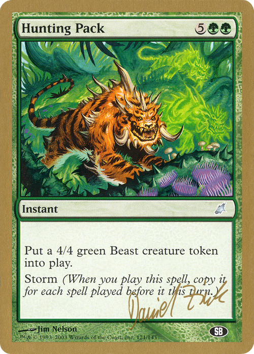 Hunting Pack - 2003 Daniel Zink (SCG) (SB) (WCD-DZ121SB) - World Championship Decks 2003