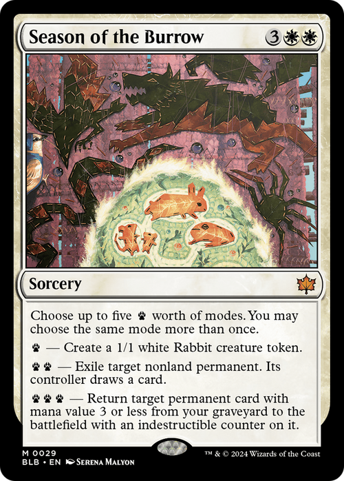Season of the Burrow (BLB-029) - Bloomburrow Foil
