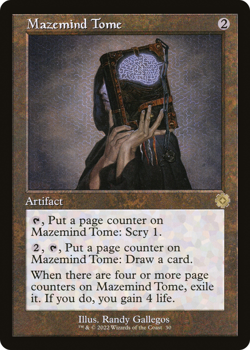 Mazemind Tome (BRR-030) - The Brothers' War Retro Artifacts Foil