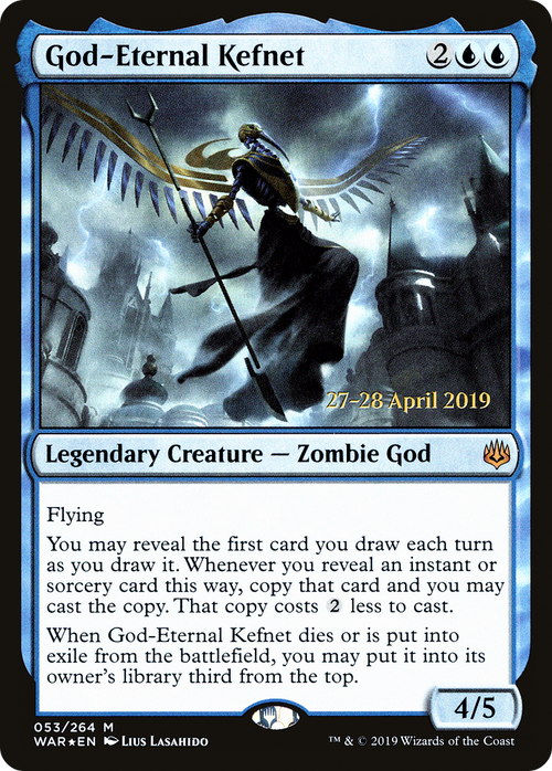 God-Eternal Kefnet (PRE-53S) - War of the Spark Promos Foil