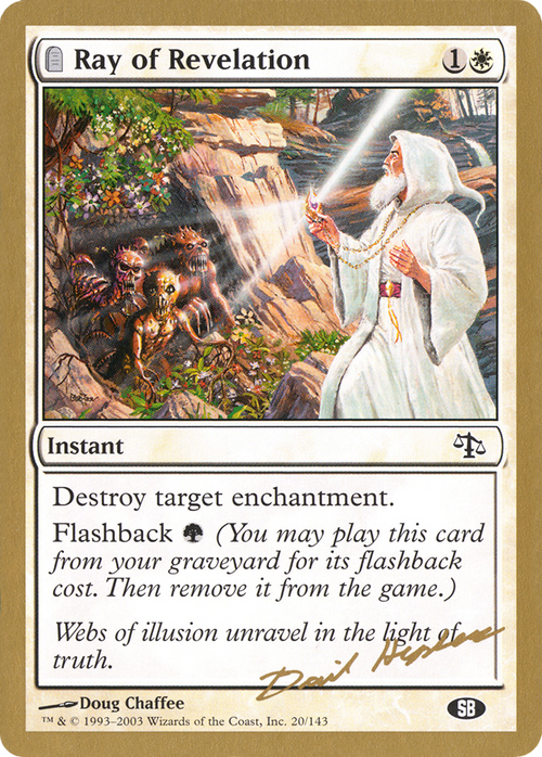 Ray of Revelation - 2003 Dave Humpherys (JUD) (SB) (WCD-DH20SB) - World Championship Decks 2003: (tombstone)