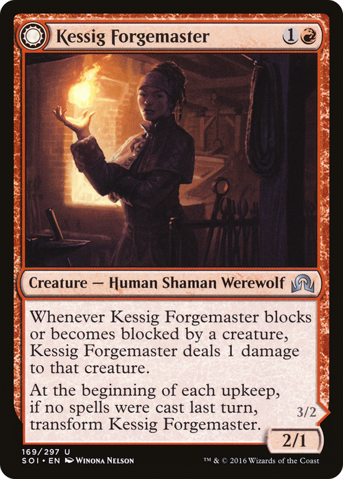 Kessig Forgemaster (SOI-169) - Shadows over Innistrad: (Double Faced Transform)