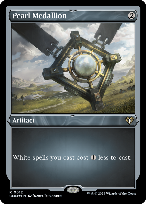 Pearl Medallion (Foil Etched) (CMM-612) - Commander Masters Foil