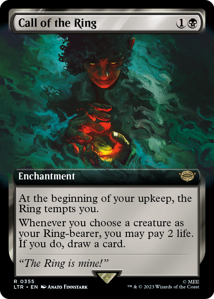 Call of the Ring (Extended Art) (LTR-355) - The Lord of the Rings: Tales of Middle-earth: (Extended Art) Foil
