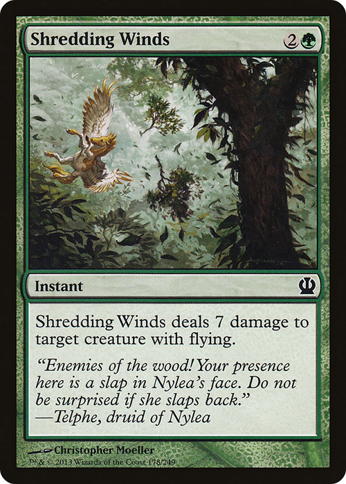 Shredding Winds (THS-178) - Theros