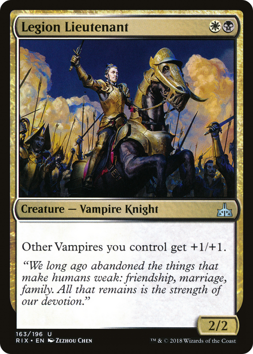 Legion Lieutenant (RIX-163) - Rivals of Ixalan