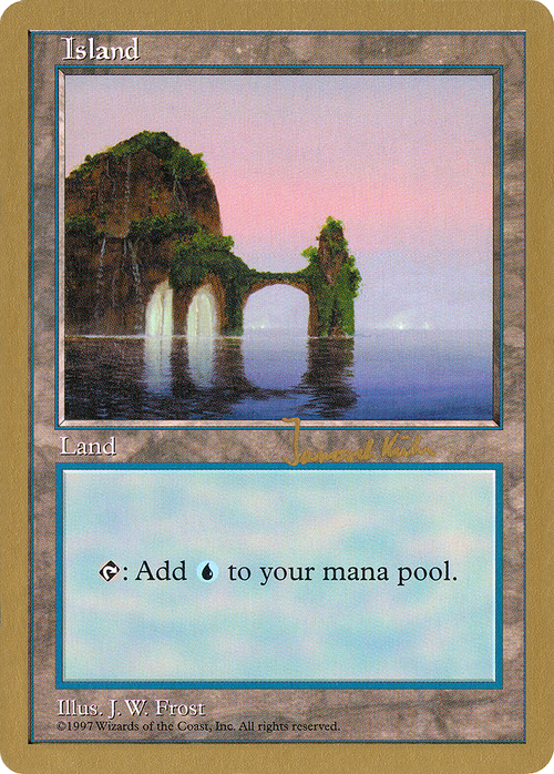 Island (425) - 1997 Janosch Kuhn (5ED) (WCD-) - World Championship Decks 1997