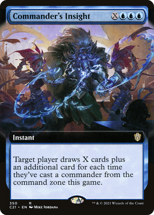 Commander's Insight (Extended Art) (C21-350) - Commander 2021: (Extended Art)