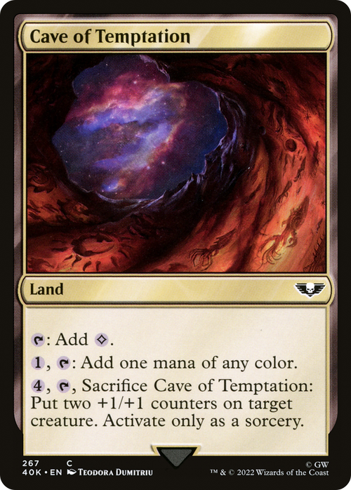 Cave of Temptation (40K-267) - Warhammer 40,000 Commander