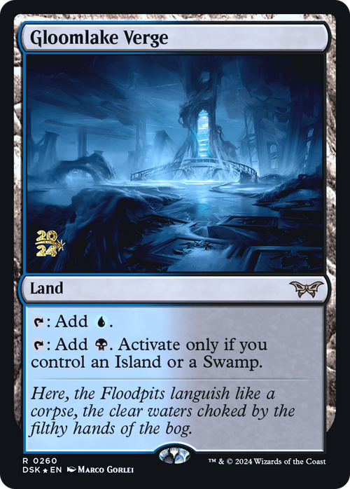 Gloomlake Verge (PRE-260) - Duskmourn: House of Horror Promos Foil