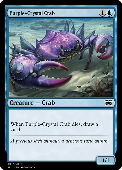 Purple-Crystal Crab (PZ2-70813) - Treasure Chest