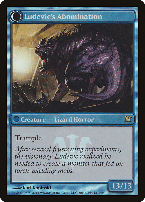 Ludevic's Test Subject (LARP-64★) - Innistrad Promos: (Double Faced Transform) Foil